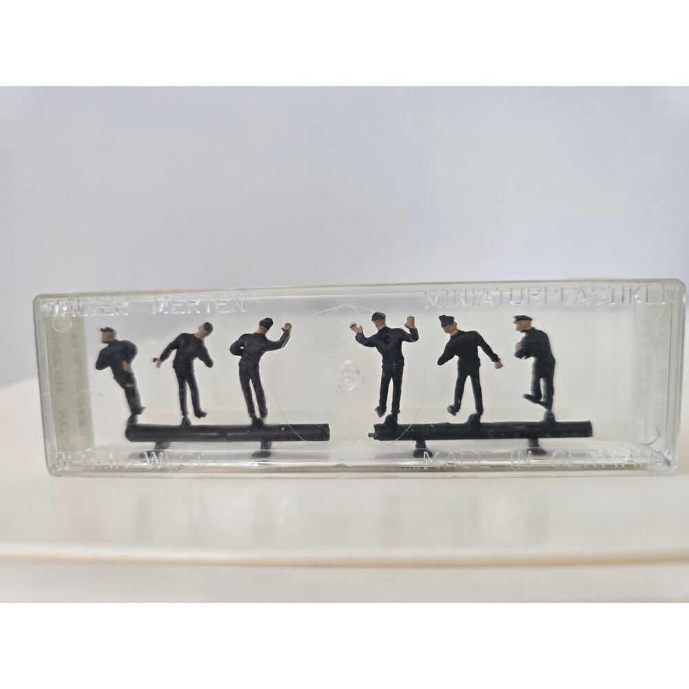 Merten HO 2268 Train Crew Figures | Vintage Miniature Set | Made in Germany